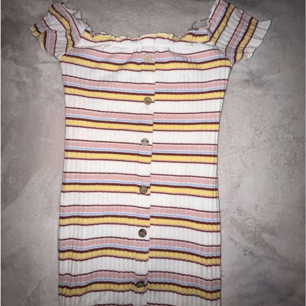 stripped dress